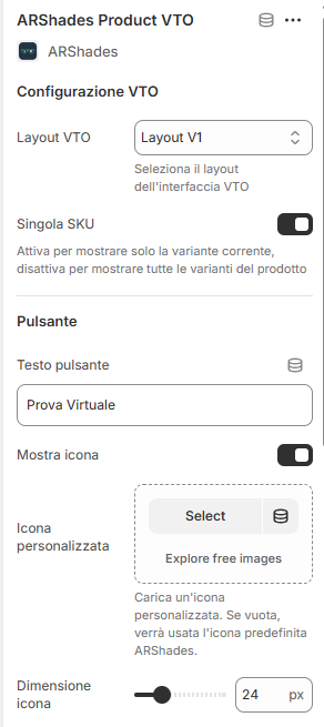 App Block Settings
